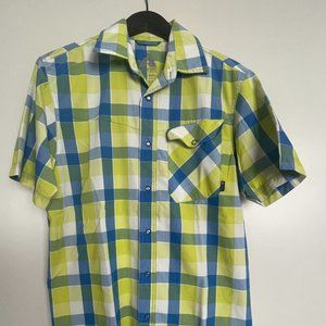 Eddie Bauer Short Sleeve Snap Front Shirt